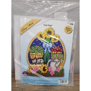 Design Works #3708 Cat Nap Kit 10" by 13" New
